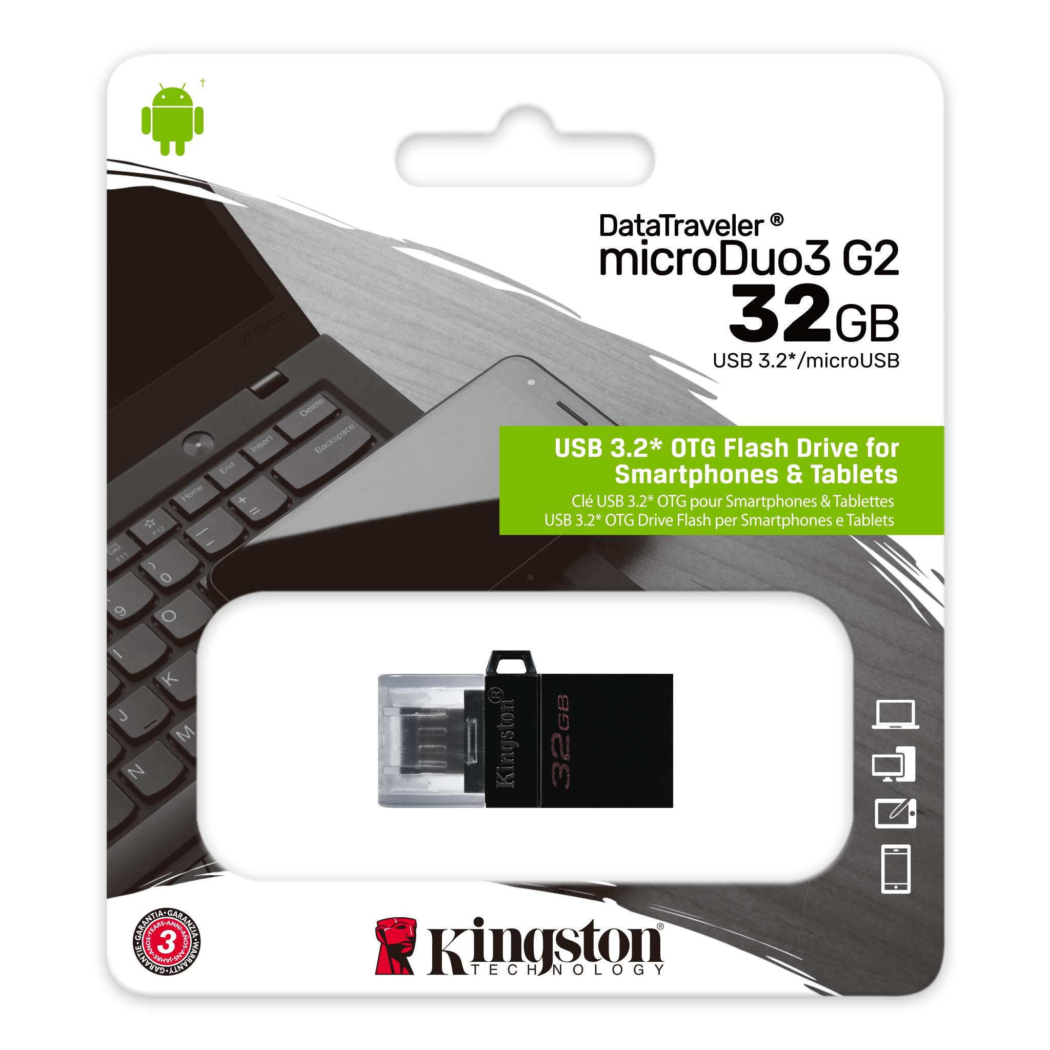 Kingston DataTraveler microDuo 3.0 G2 USB-Stick 32GB