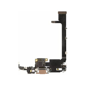 Für iPhone 11 Pro Ladeanschluss Flex-Gold