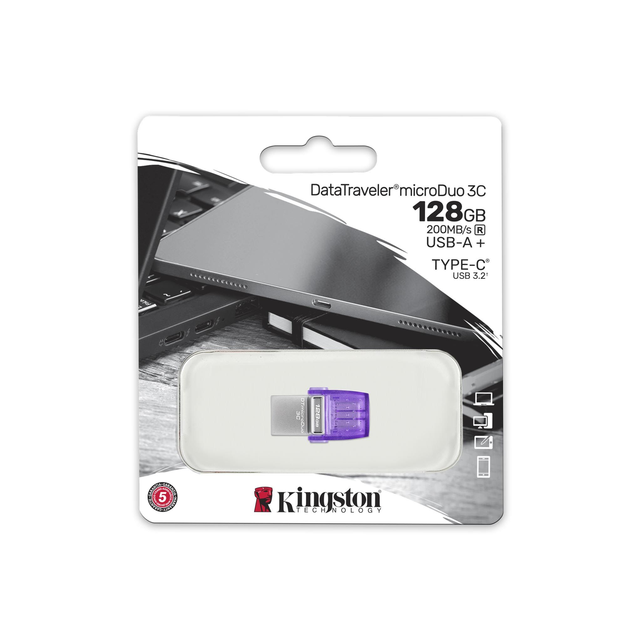 Kingston DataTraveler microDuo 3C USB-Stick 128GB