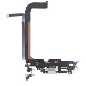 Für iPhone 13 Pro Max Ladeanschluss Flex - Weiß