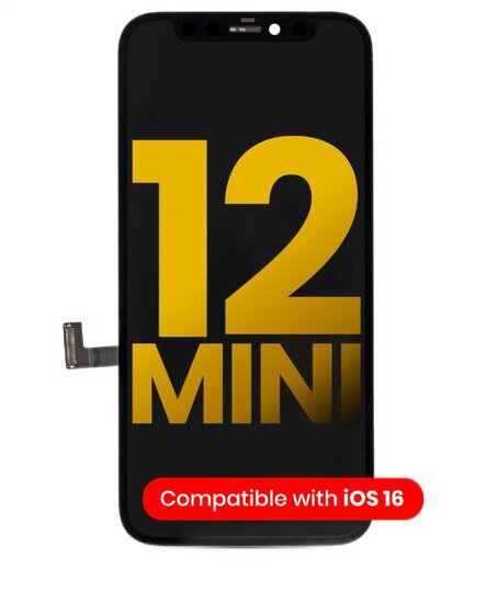 iPhone 12 Mini Retina LCD Display Touch Screen Digitizer Bildschirm Schwarz