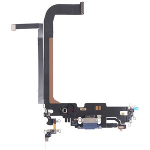 Für iPhone 13 Pro Max Ladeanschluss Flex - Blau