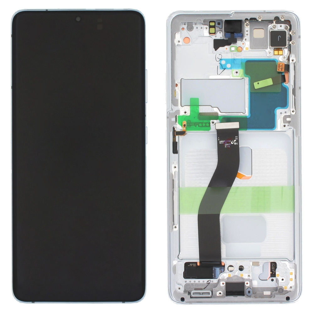 Original Samsung Galaxy S21 Ultra 5G G998B LCD Display Touch Screen Bildschirm Silber