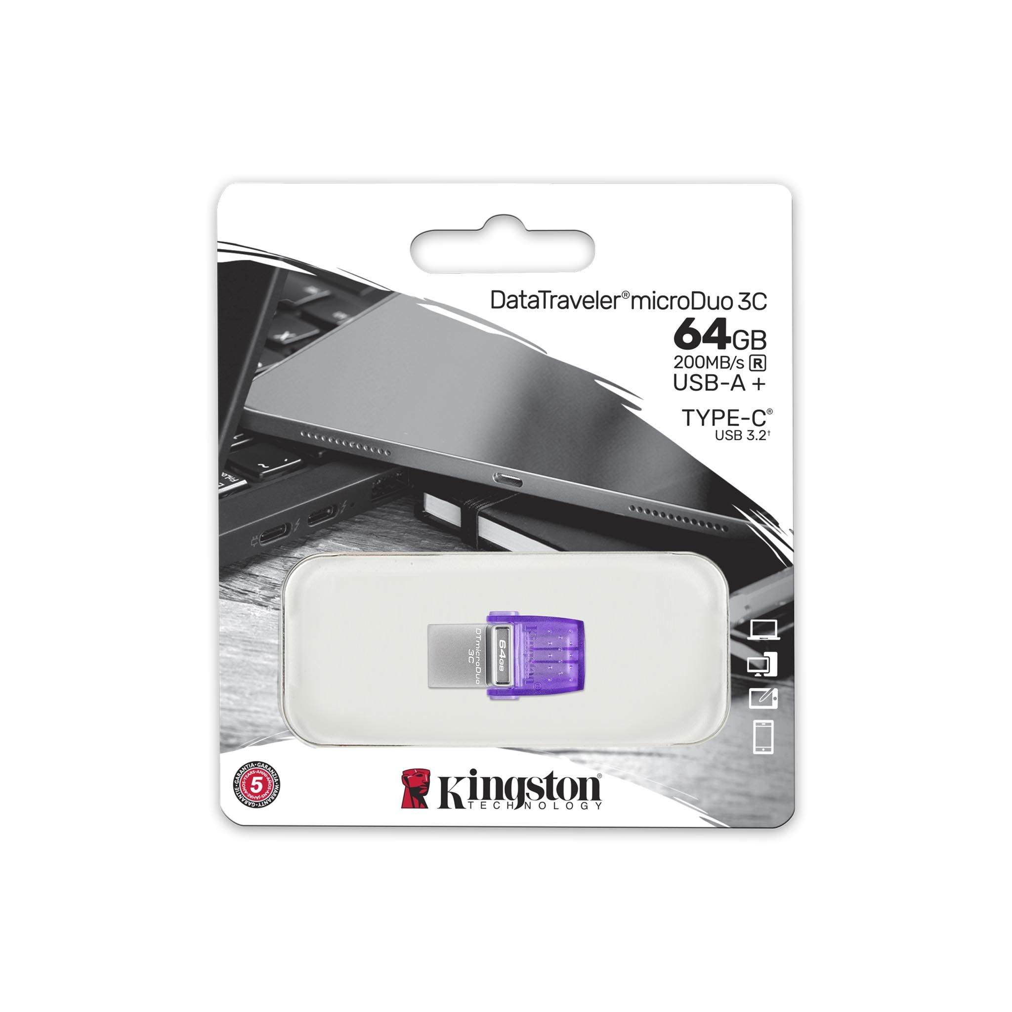 Kingston DataTraveler microDuo 3C USB-Stick 64GB