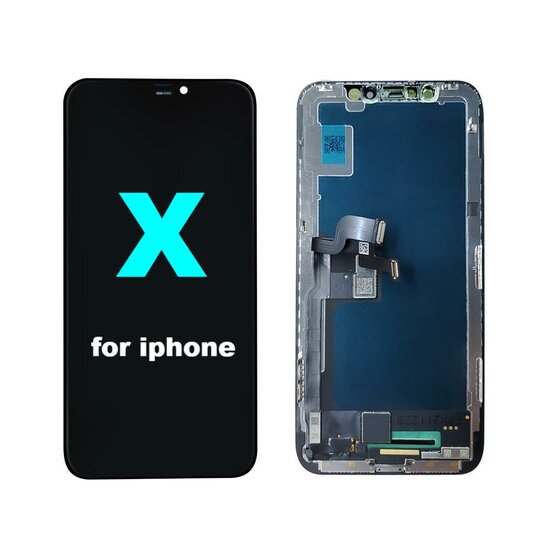 iPhone X 3D Retina LCD Display Bildschirm Scheibe Touch Screen Digitizer Black