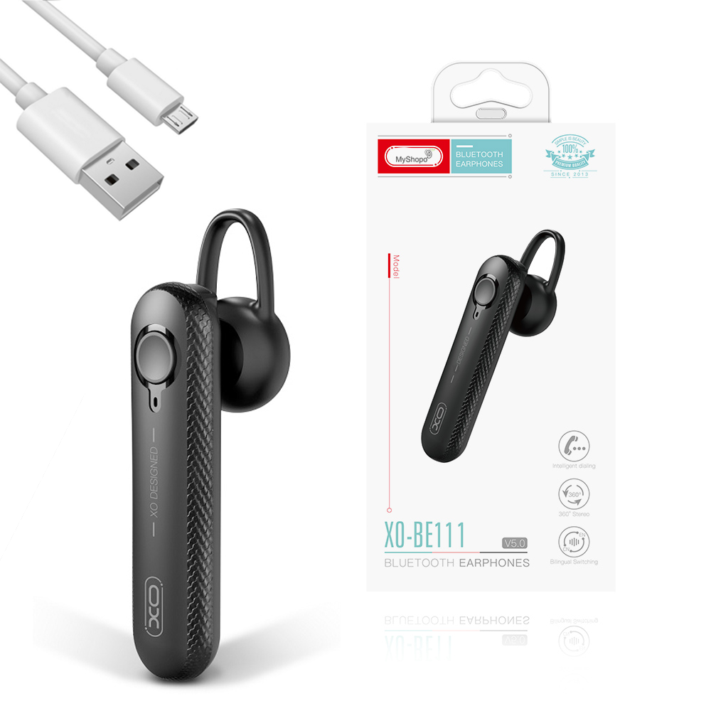 Bluetooth Kabellos Headset Kopfhöhrer Schwarz