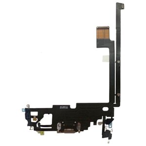 Für iPhone 12 Pro Max Ladeanschluss Flex - Schwarz