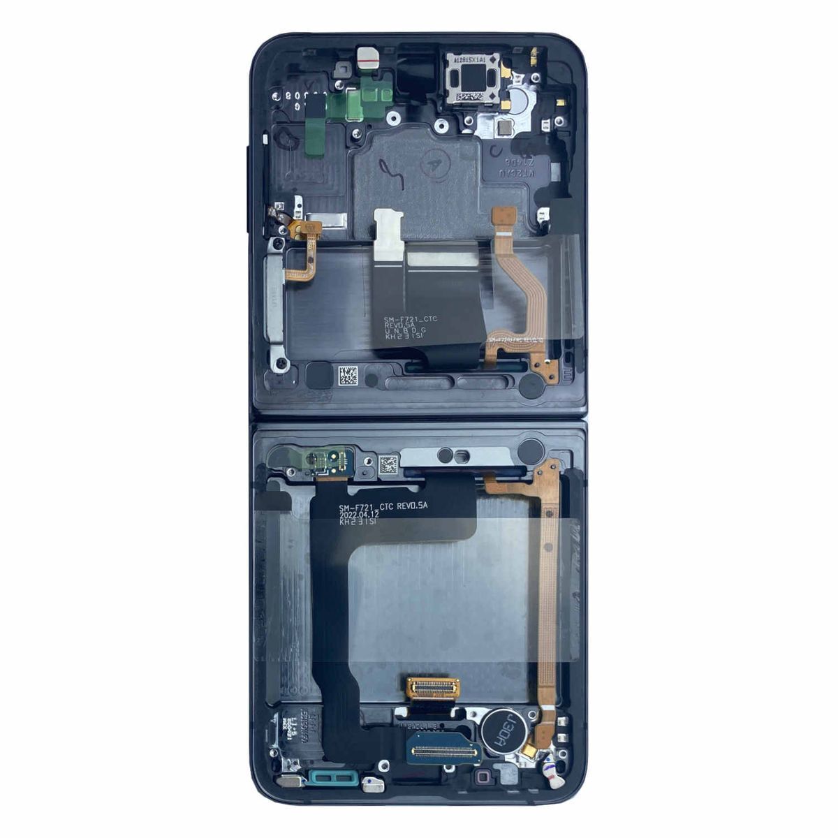 Original  für Samsung Galaxy Z Flip4 5G + Touch + Rahmen LCD Display 